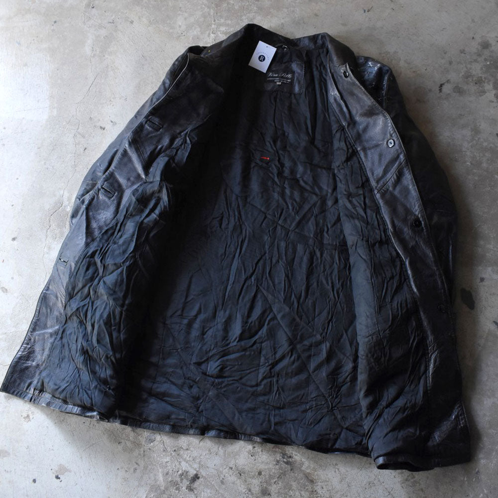 Vera Pelle アートペイント レザーコート 251125H