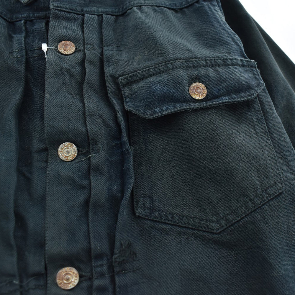 50's Levi's 506XX 1st ブラック後染め デニムジャケット 260612H831