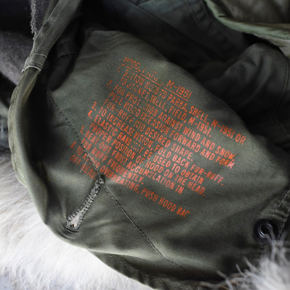 70’s U.S. Army M-65 フィードジャケット ライナー＆フードセット 251128H