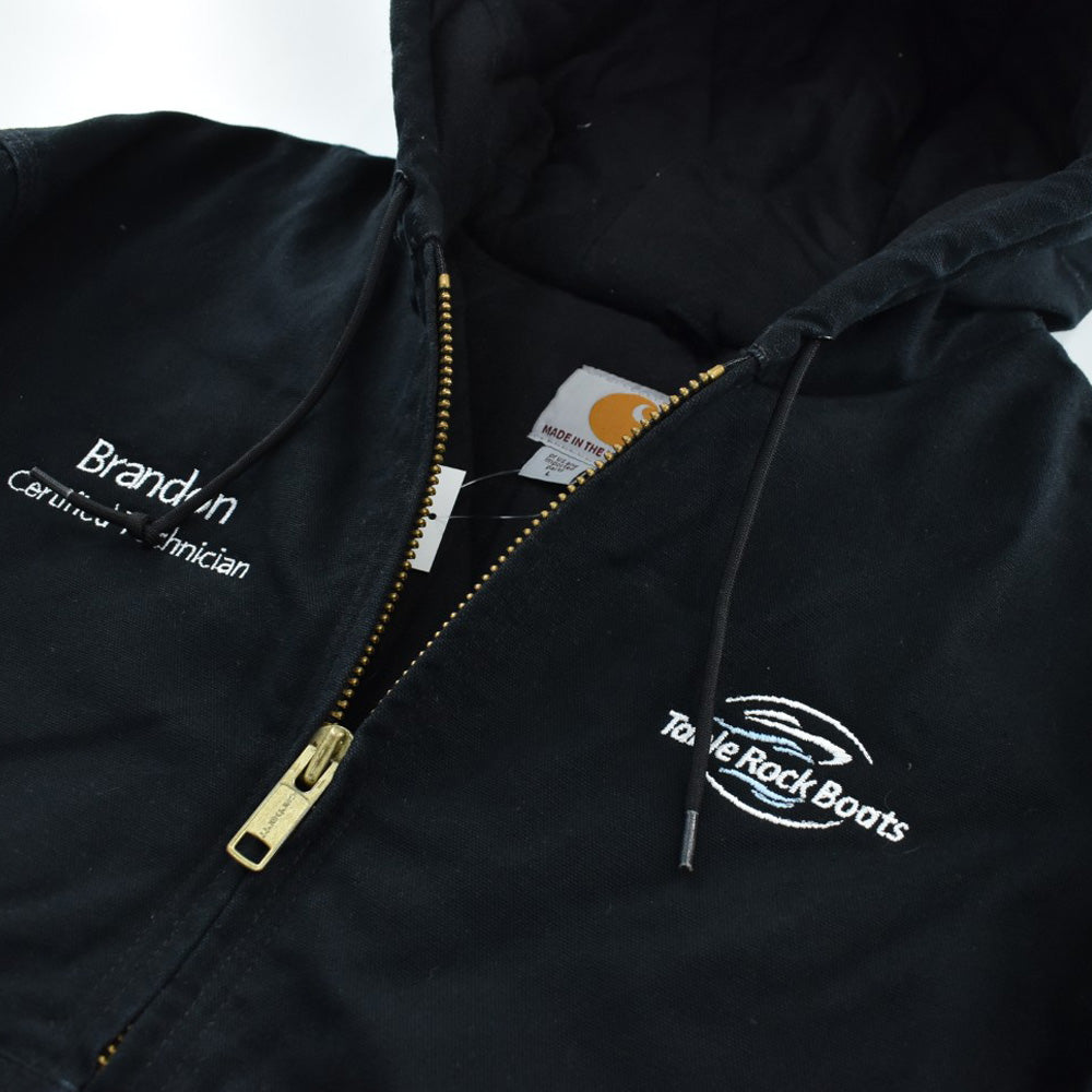 Carhartt J140 "Table Rock Boats" 企業刺繍 アクティブジャケット 黒 USA製 261023H