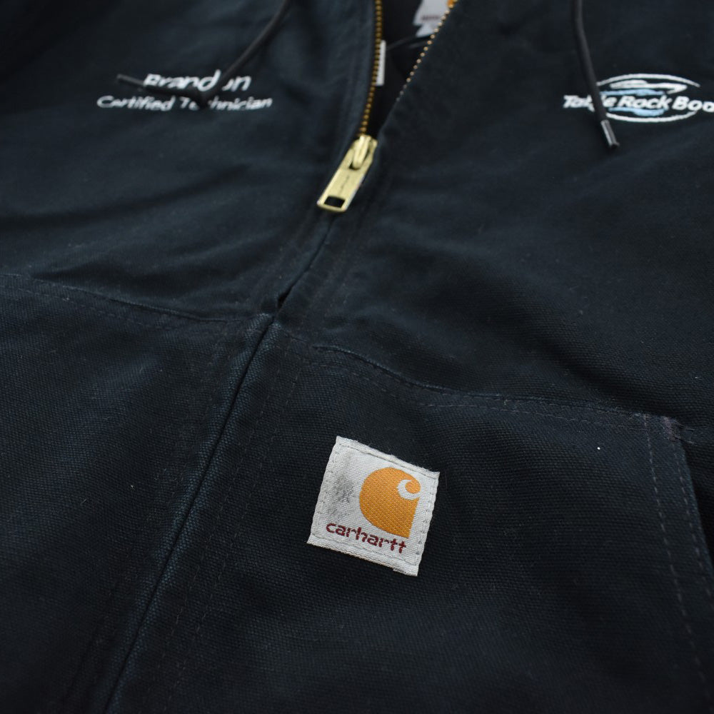 Carhartt J140 "Table Rock Boats" 企業刺繍 アクティブジャケット 黒 USA製 261023H