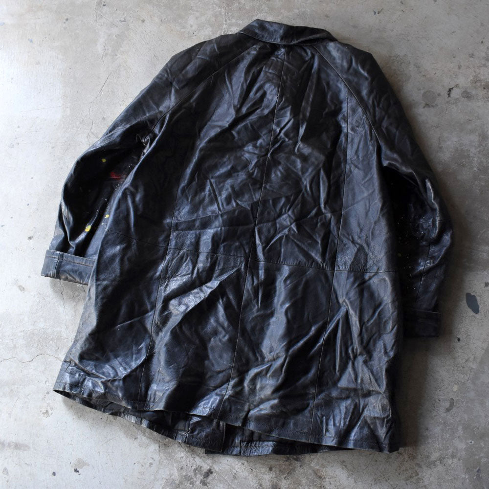 Vera Pelle アートペイント レザーコート 251125H