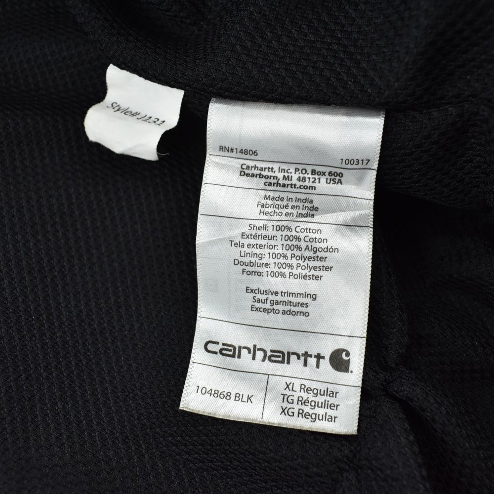 Carhartt サーマルライナー アクティブジャケット 黒 260616