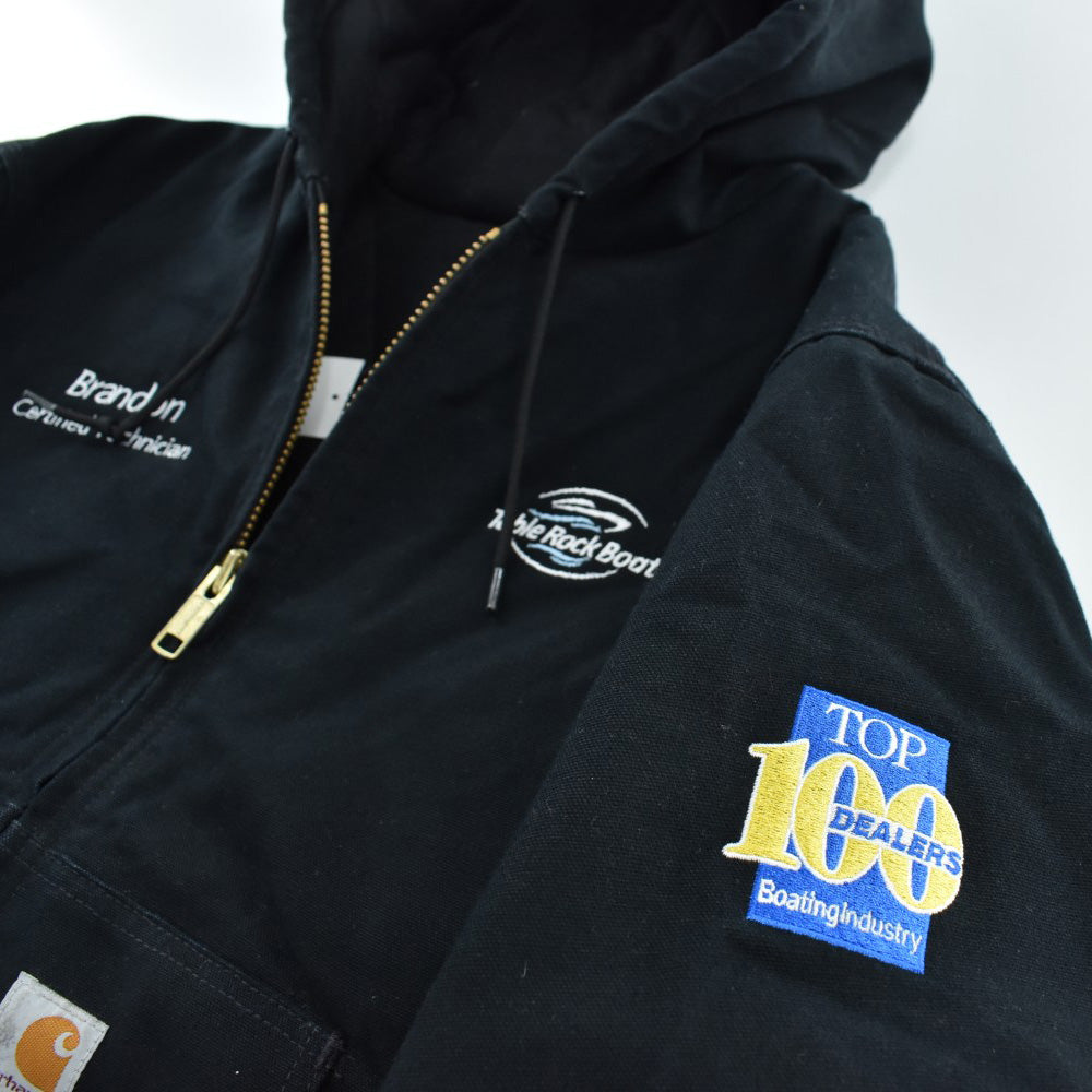 Carhartt J140 "Table Rock Boats" 企業刺繍 アクティブジャケット 黒 USA製 261023H