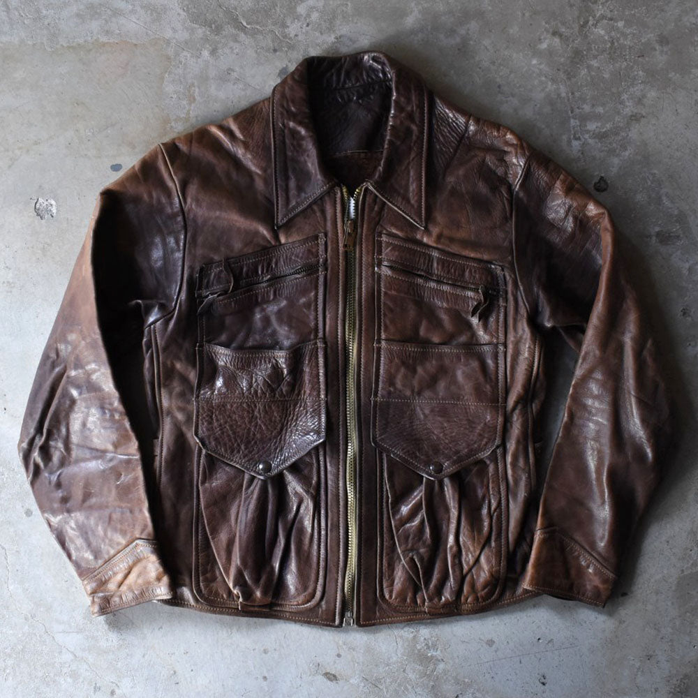 70’s KOK ハンドクラフト レザージャケット   251125H