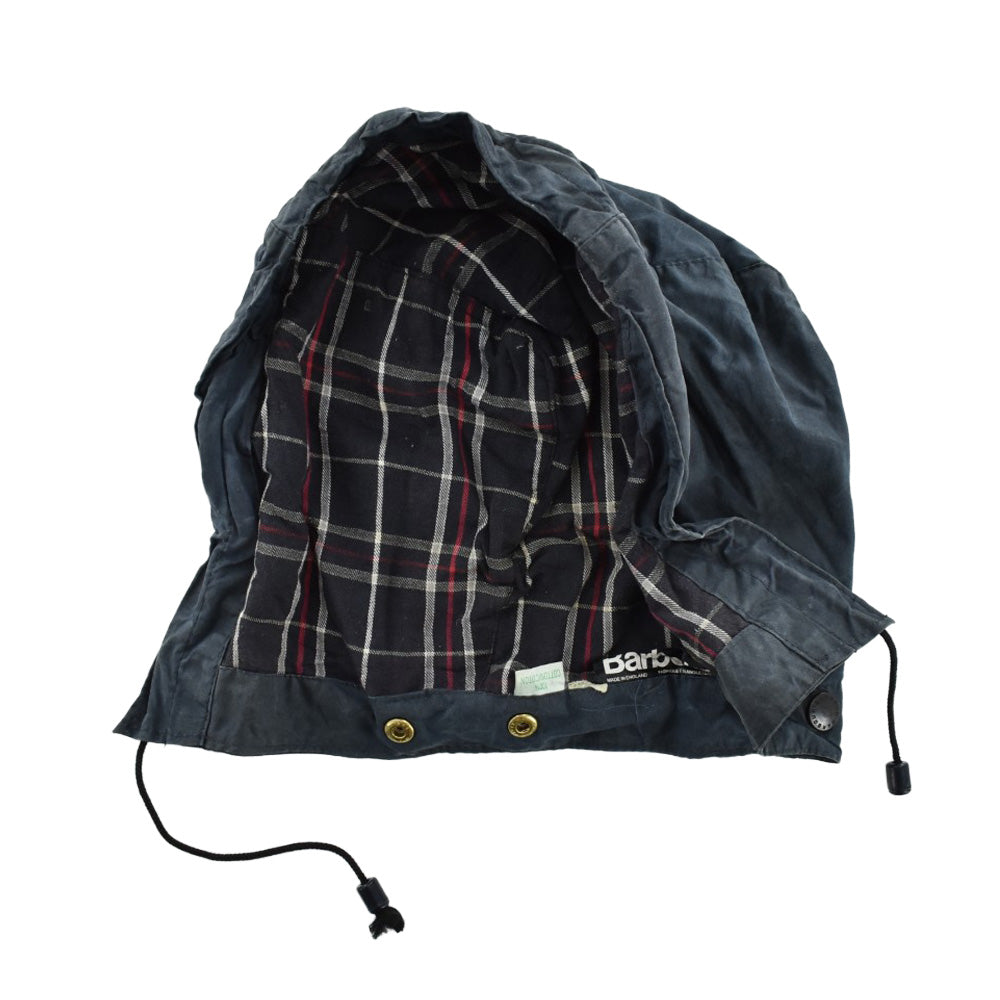 80's 旧3ワラント Barbour "BEDALE" 4ポケット オイルドジャケット フード付き 260915H