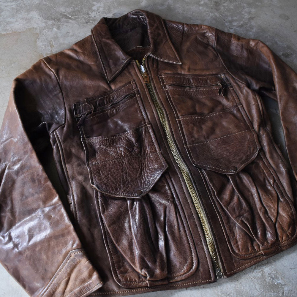 70’s KOK ハンドクラフト レザージャケット   251125H