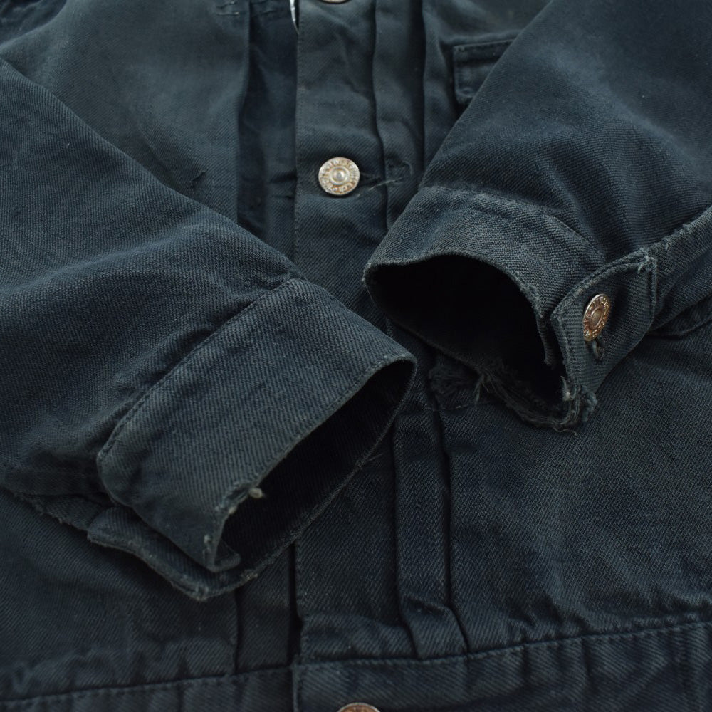 50's Levi's 506XX 1st ブラック後染め デニムジャケット 260612H831
