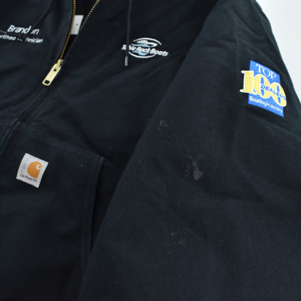 Carhartt J140 "Table Rock Boats" 企業刺繍 アクティブジャケット 黒 USA製 261023H