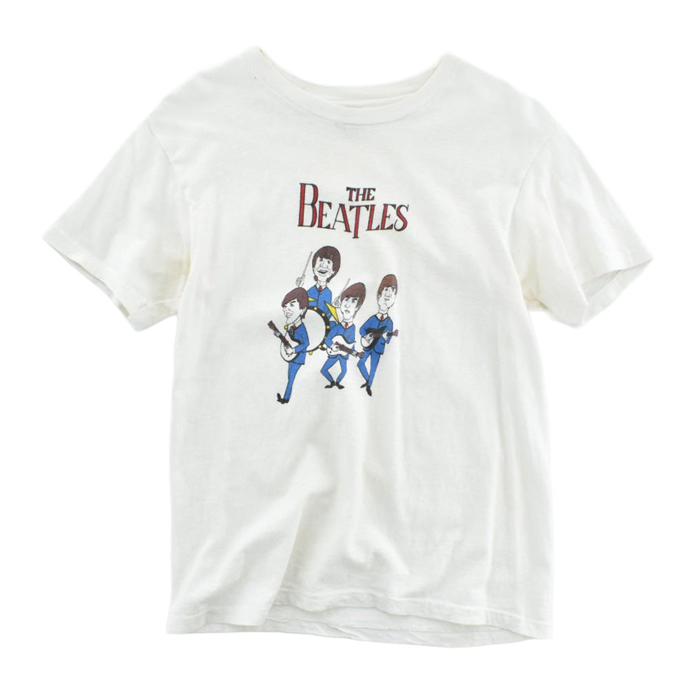 80's The Beatles キャラクター イラスト ロックTシャツ 260728H