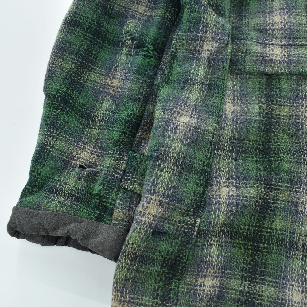 40's シャドーチェック ウール カーコート 260120H