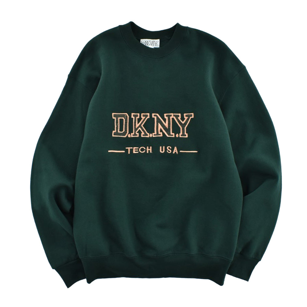 90's N.O.S. DKNY TECH USA ロゴスウェット 260602H