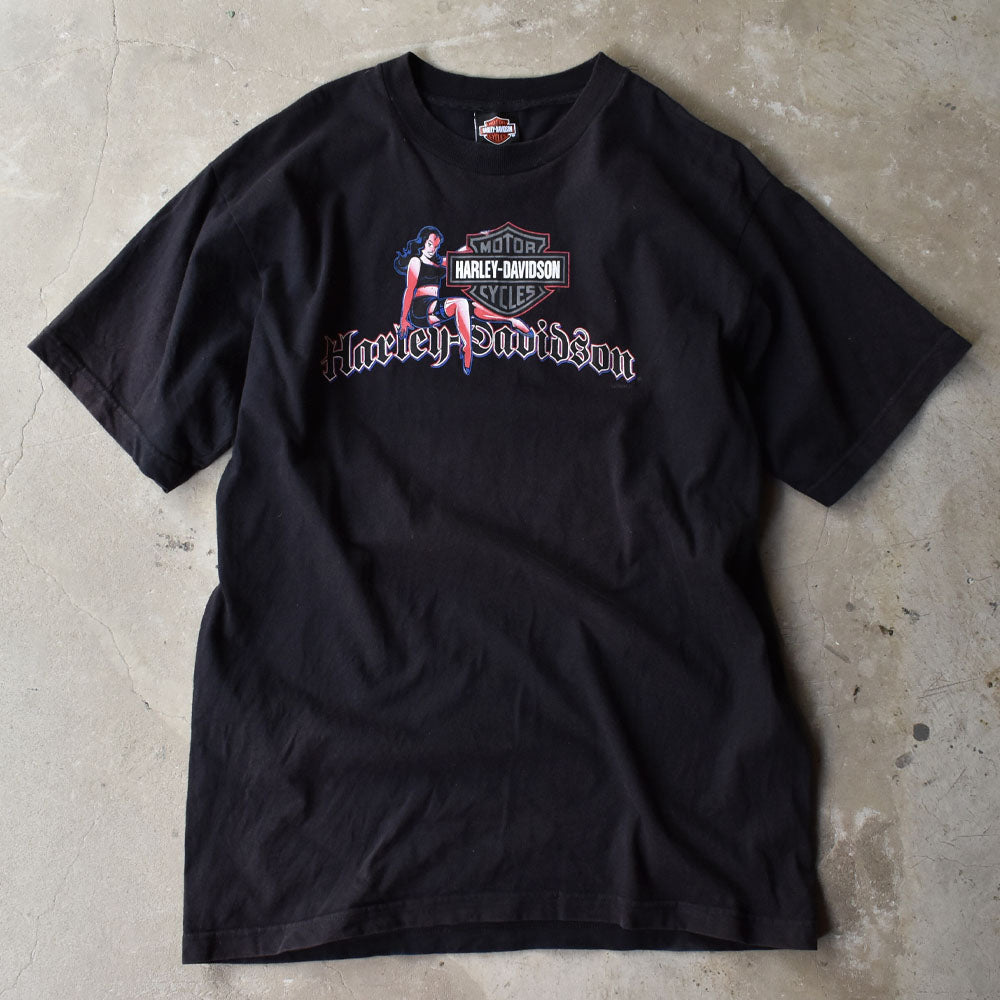 Y2K Harley Davidson 両面プリント Tシャツ USA製 240823