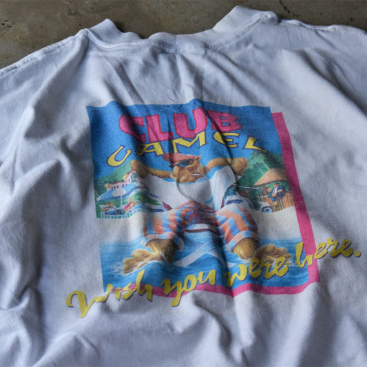 90’s CAMEL "Wish you were here" ポケットTシャツ USA製 240619