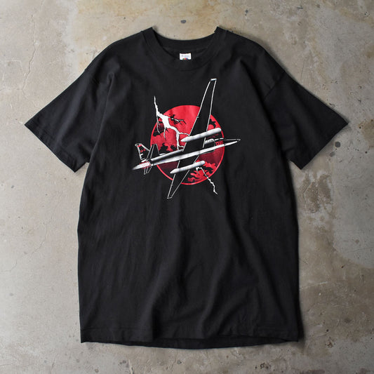 90’s Fruit of the Loom “DRAGON LADY” 航空機 Tシャツ 250612