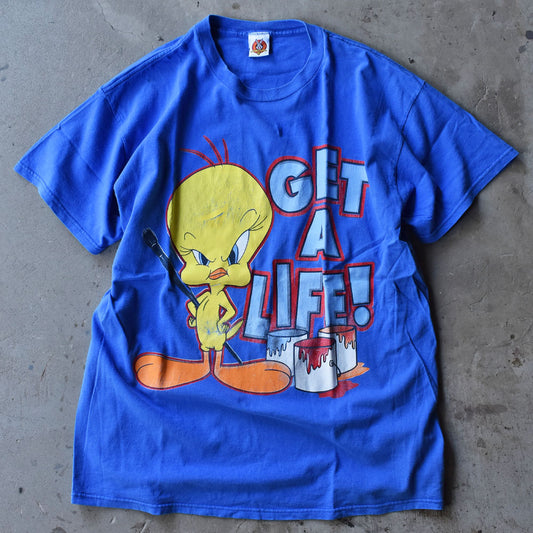 90's　Looney Tunes/ルーニー・テューンズ ”GET A LIFE!” Tシャツ　230721