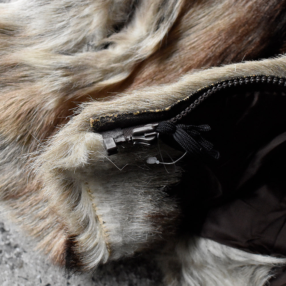 80's M.Julien Real fur フード付きジャケット 231212H
