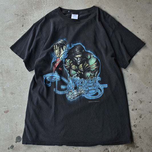 Y2K ”THE DARKNESS” ホラー シューティング ゲーム Tシャツ 220702H