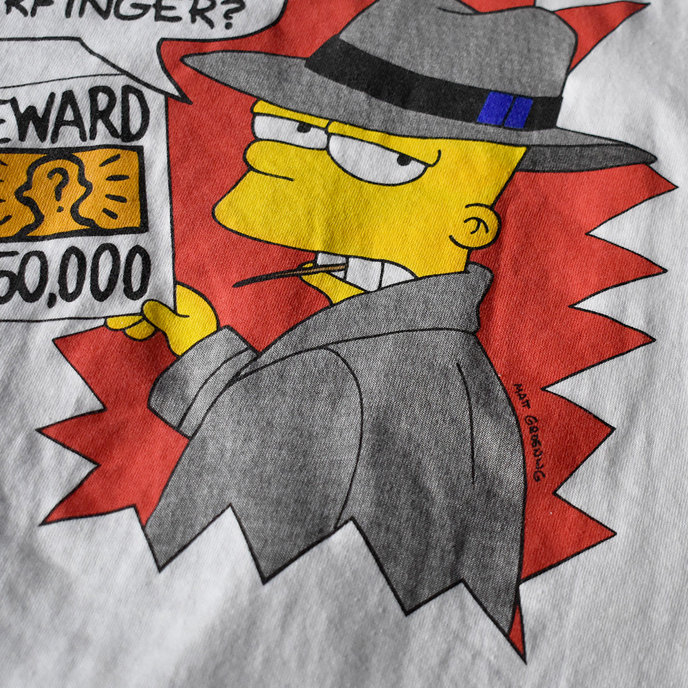 90's The Simpsons “？” Tシャツ 240316H