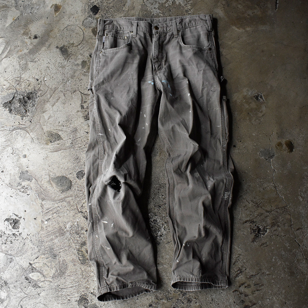 Y2K ダメージ！ペンキ！ Carhartt コットンペインターパンツ 230922H