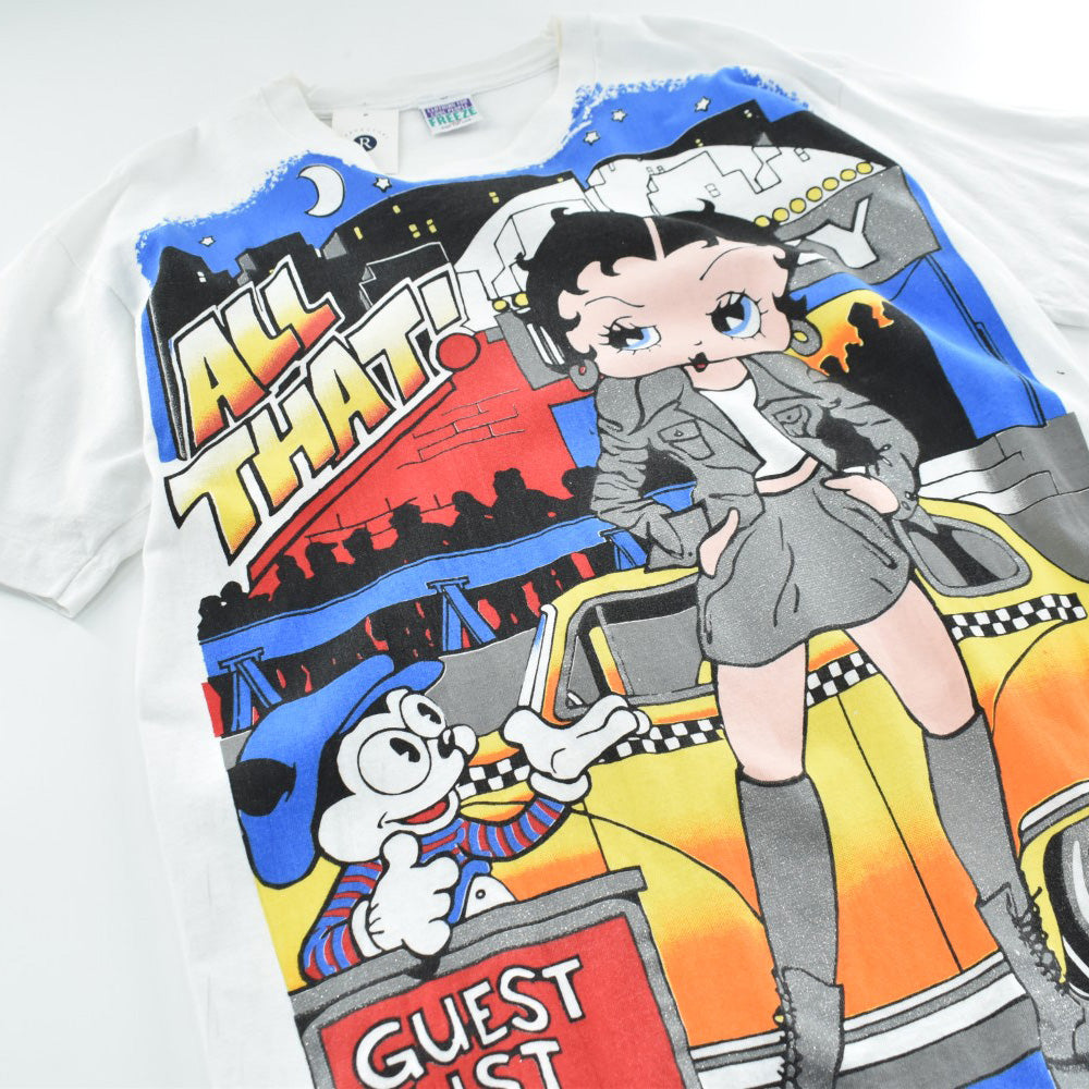 90's FREEZE BETTY BOOP “ALL THAT” 大判プリントTシャツ 260407H