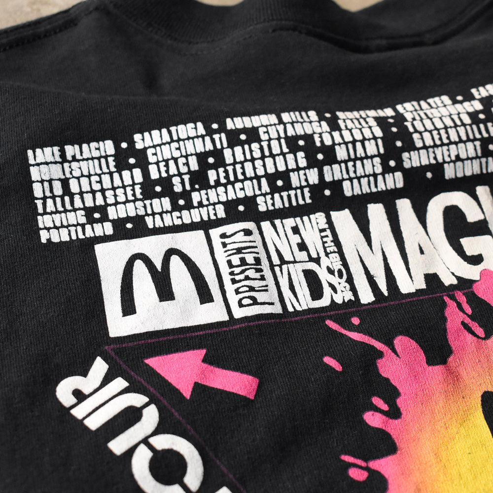 90's NEW KIDS ON THE BLOCK “MAGIC SUMMER TOUR” ロックTシャツ USA製 250514