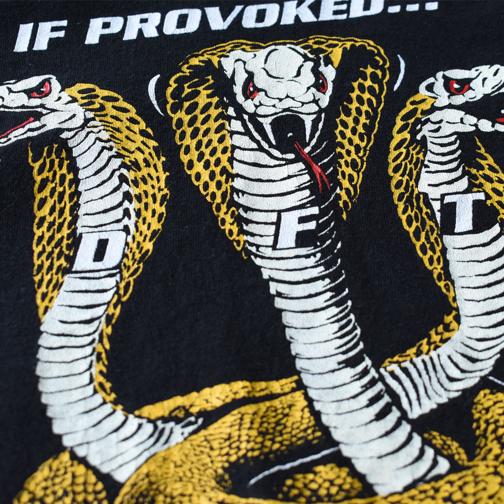 90’s Lee “If provoked… WE STRIKE” アニマル イベント Tシャツ USA製 250608