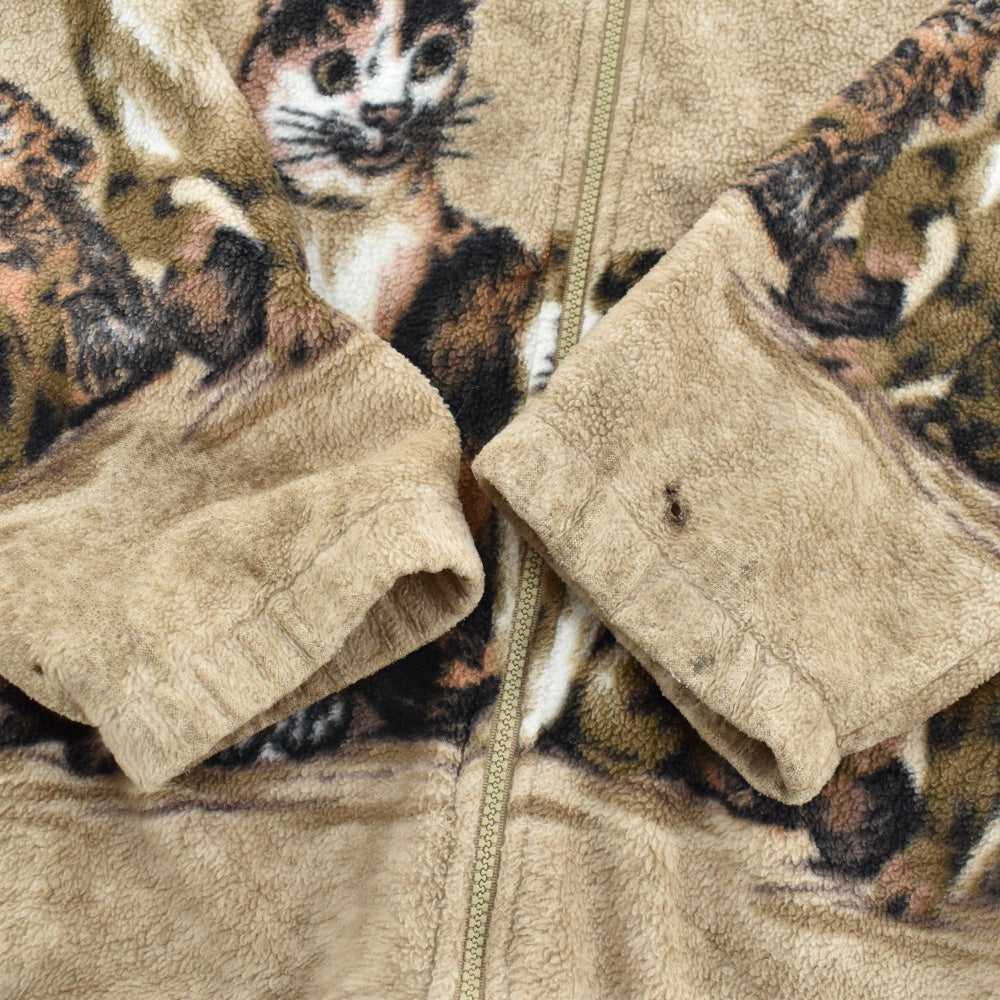 90's 猫 フリースジャケット 260224H