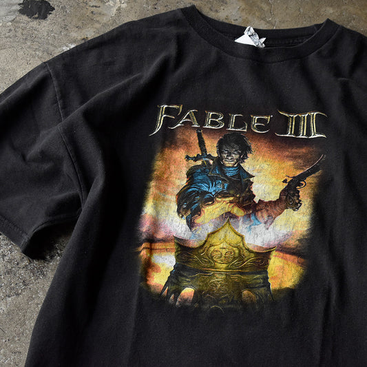 Y2K Xbox 360 Microsoft “Fable III” ゲーム Tシャツ 250815H