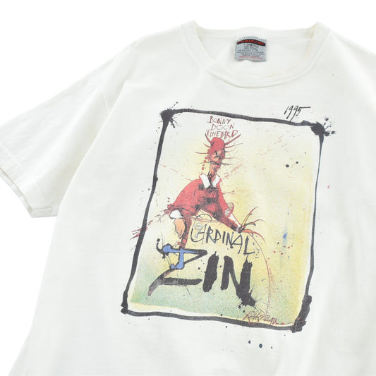 90's Ralph Steadman "Cardinal Zin" アートTシャツ 260707H