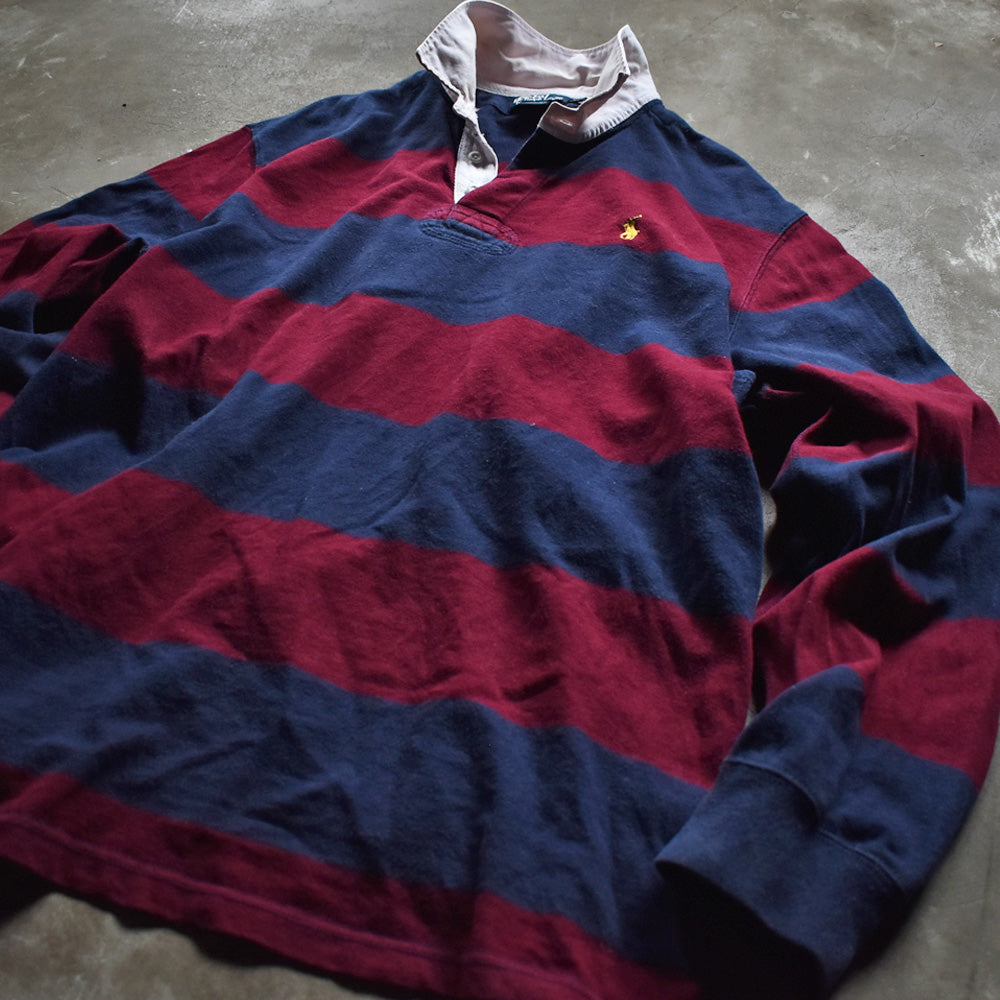 90's　Polo Ralph Lauren/ポロ ラルフローレン スウェット ラグビージャージ　230428