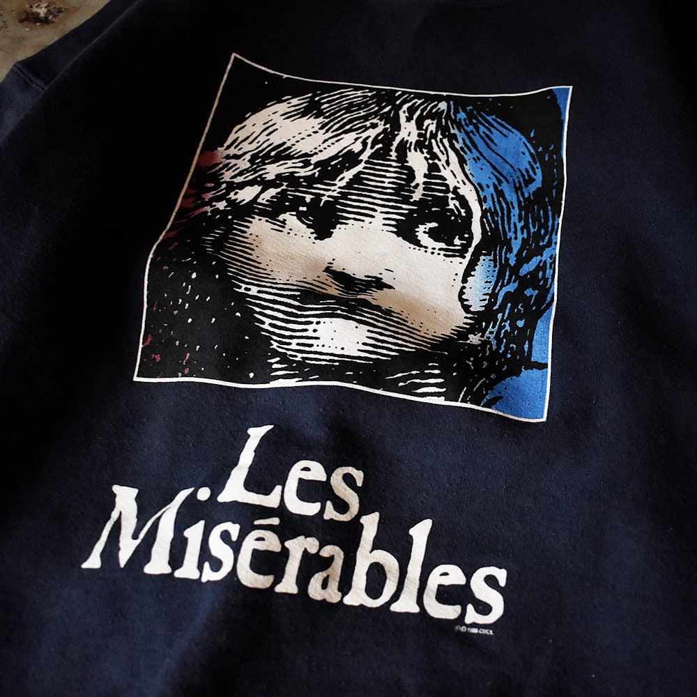 90's Victor-Marie Hugo “Les Misérables” ミュージカル スウェット 231229H