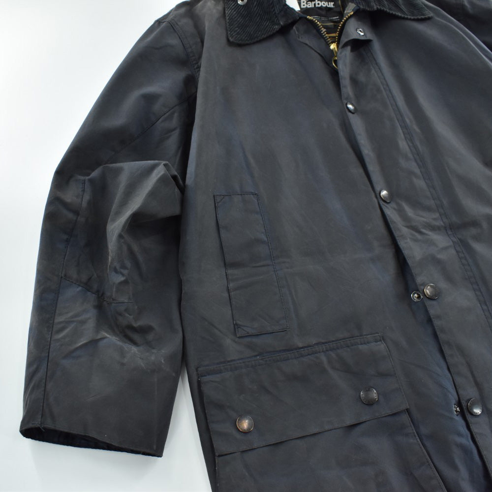 Barbour 3ワラント "BORDER" オイルドジャケット 紺 261016H