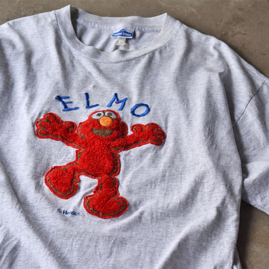 90's Sesame Street “ELMO” キャラ Tシャツ 240603