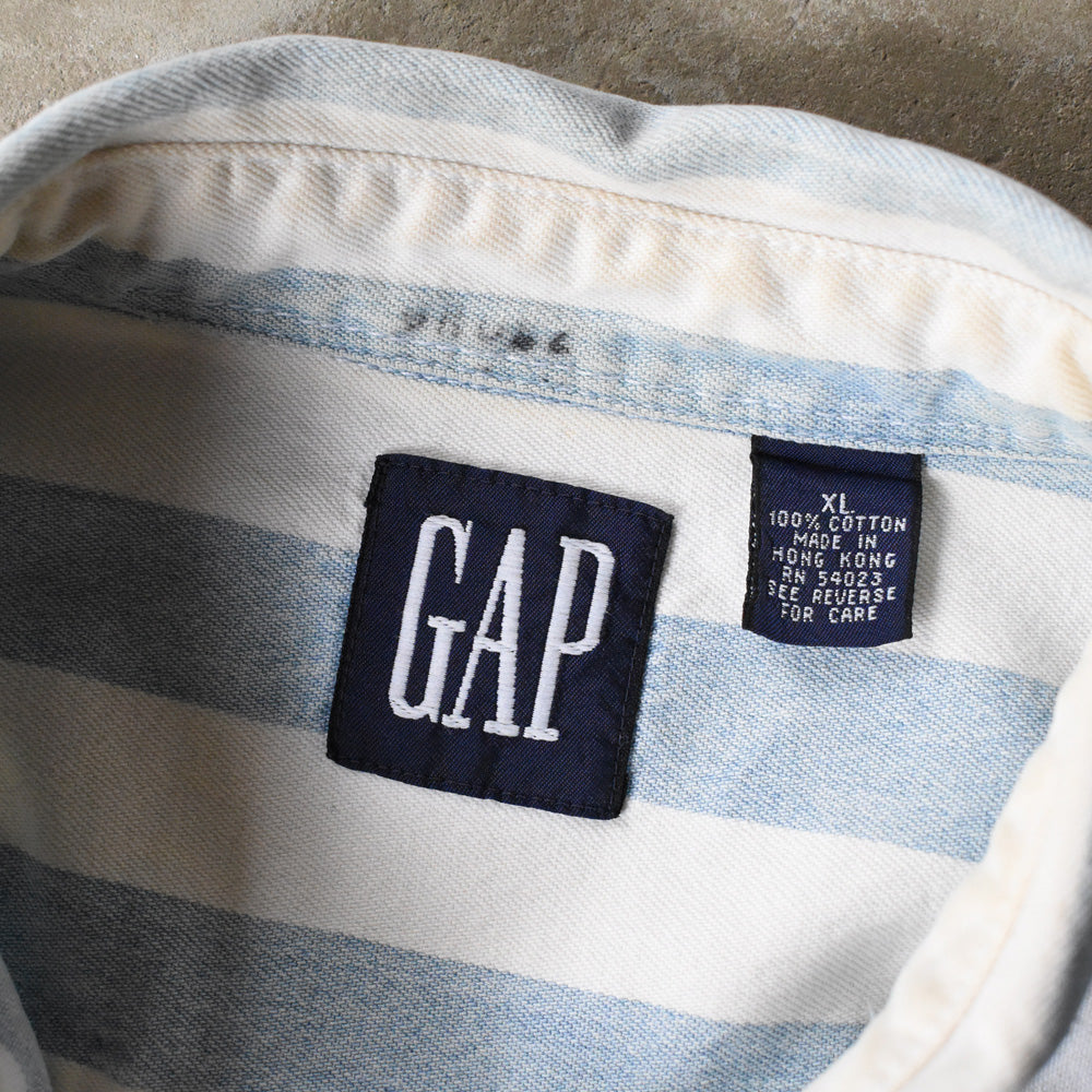 90’s GAP ストライプ ボタンダウンシャツ 250528