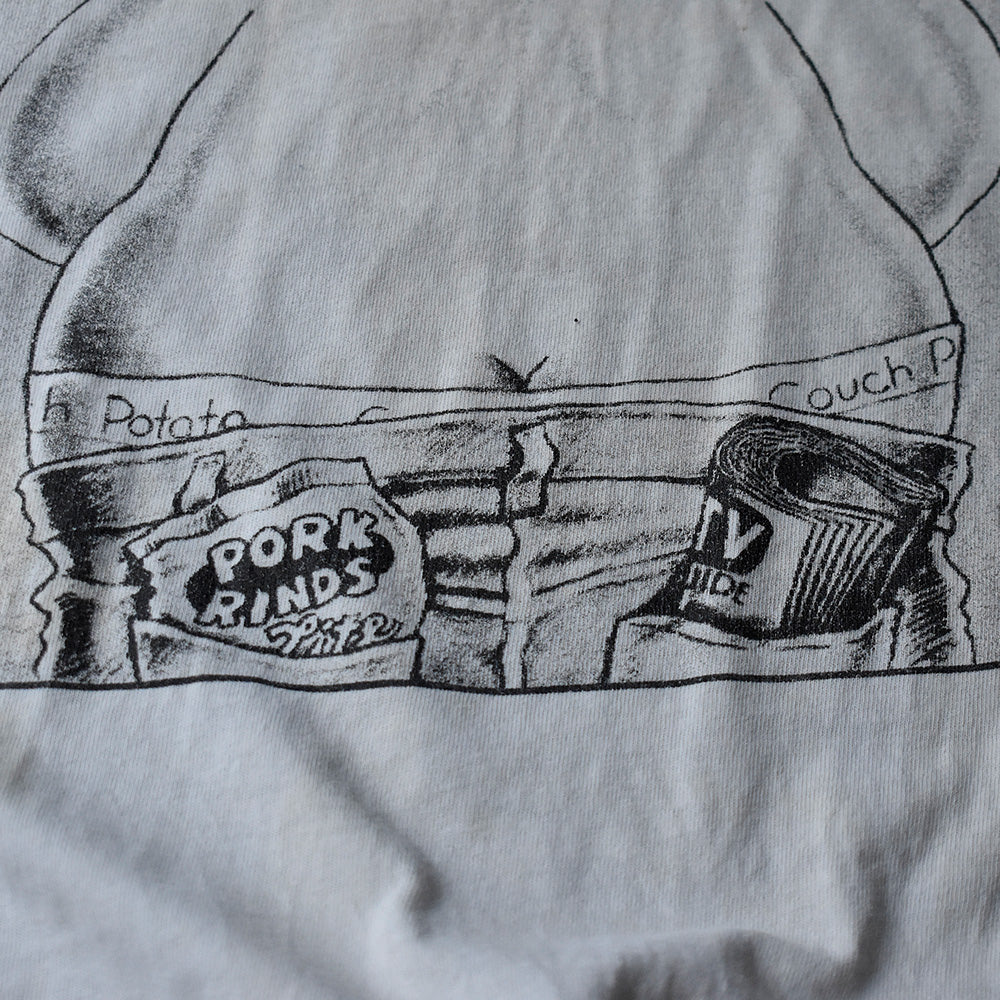 90's THE SIMPSONS Couch Potato “Calvin Kleinパロディ！“ Tシャツ 240718H