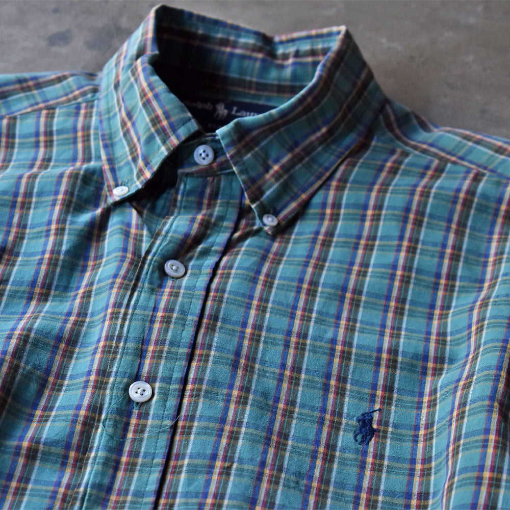 90's Ralph Lauren “BLAIRE” チェック ボタンダウンシャツ 240511 S2102