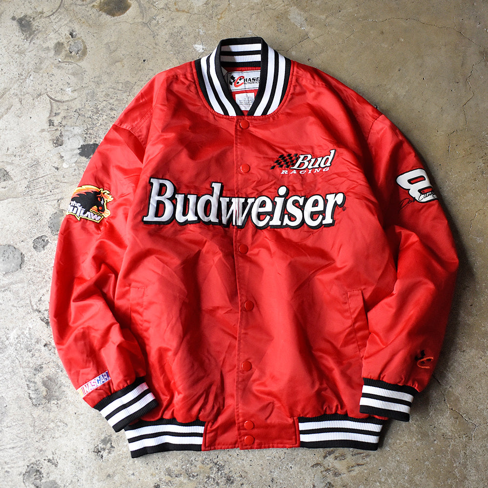 Chase Authentics バドワイザー ナイロン レーシングジャケット 2000年代初頭 古着