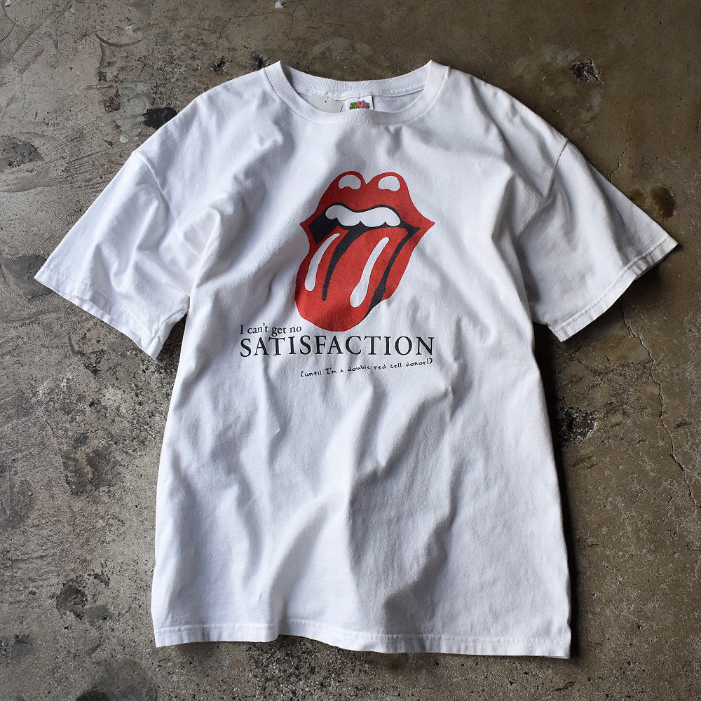 90's～ The Rolling Stones “（I Can't Get No）Satisfaction“ Carter BloodCare Tシャツ 240511H