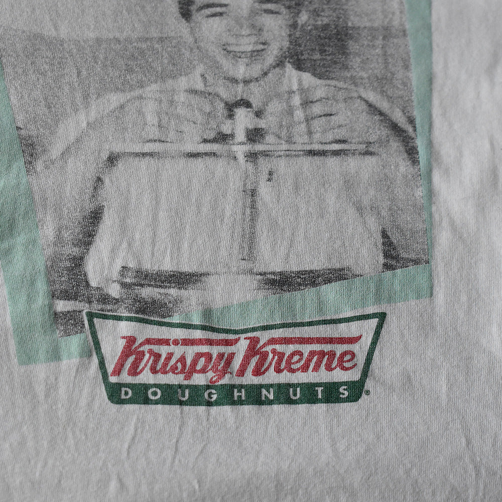 90's “Krispy Kreme Doughnuts“ リンガーTシャツ USA製 240813H