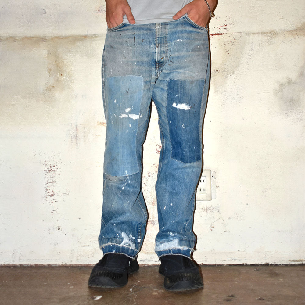 80’s Levi’s 517 ブーツカット グランジデニムパンツ 250909H