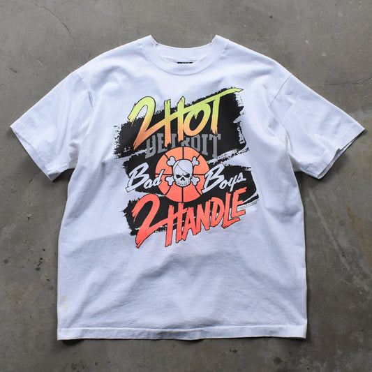 90's “NBA Detroit Pistons / BAD BOYS” スカル バスケ Tシャツ USA製 250615