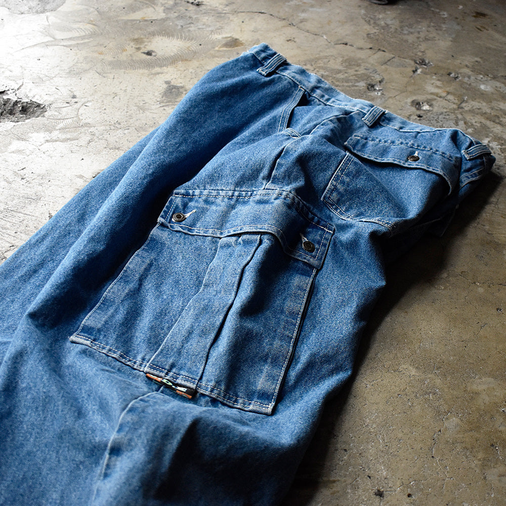 90's JORDACHE デニムカーゴパンツ 231220H