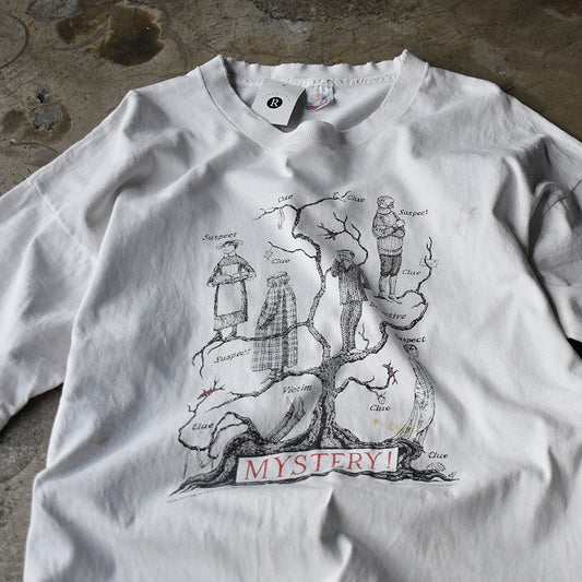 90’s Edward Gorey “MYSTERY ! ” Tシャツ USA製 240303H
