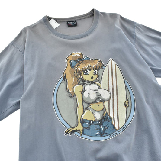 90's "SURF GIRL" アニメTシャツ 260424H