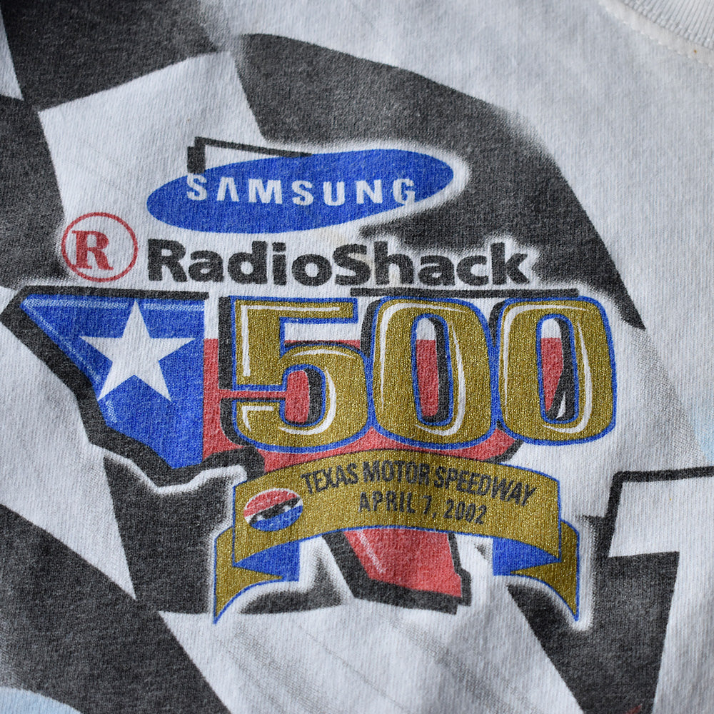 Y2K AOP！ CHASE AUTHENTICS “TEXAS MOTOR SPEEDWAY“ レーシングTシャツ 250704H
