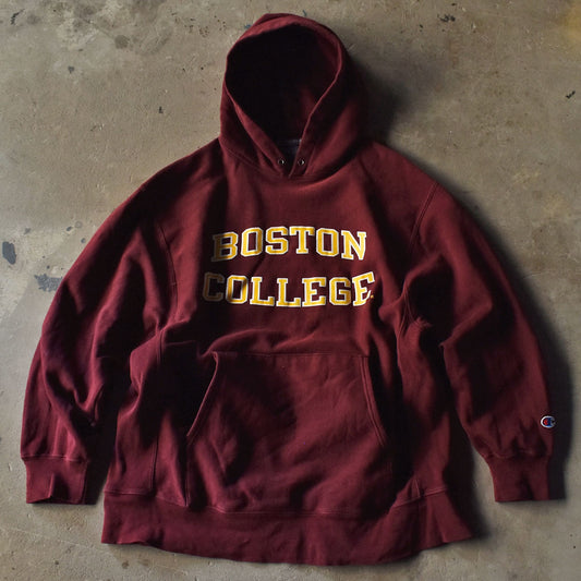 Y2K Champion “BOSTON COLLEGE” カレッジプリント RWパーカー 231019