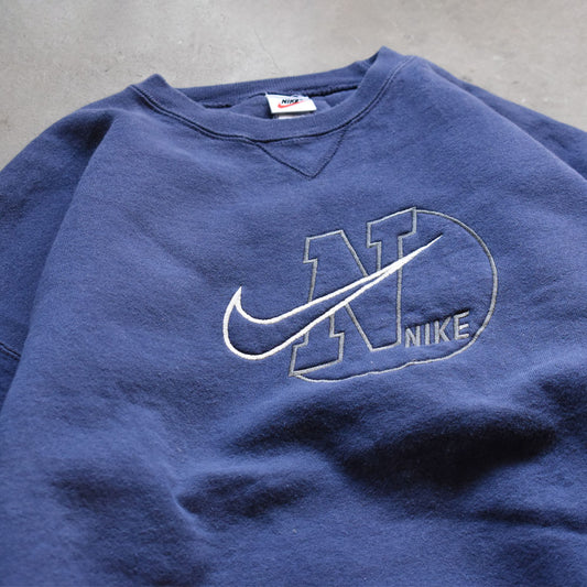 90’s NIKE 刺繍デザイン ロゴスウェット USA製 220416
