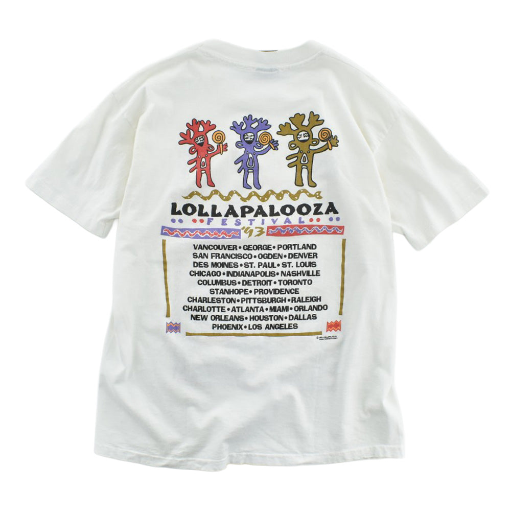 90's Lollapalooza '93 フェスティバル ロックTシャツ 260811HSH1