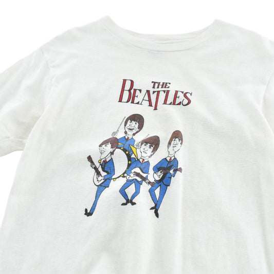 80's The Beatles キャラクター イラスト ロックTシャツ 260728H